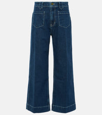 Frame Utility Relaxed cropped straight jeans