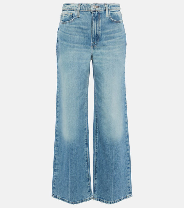 Frame Le Jane high-rise wide-leg jeans