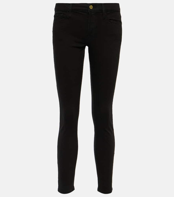 Frame Le Color Crop high-rise skinny jeans