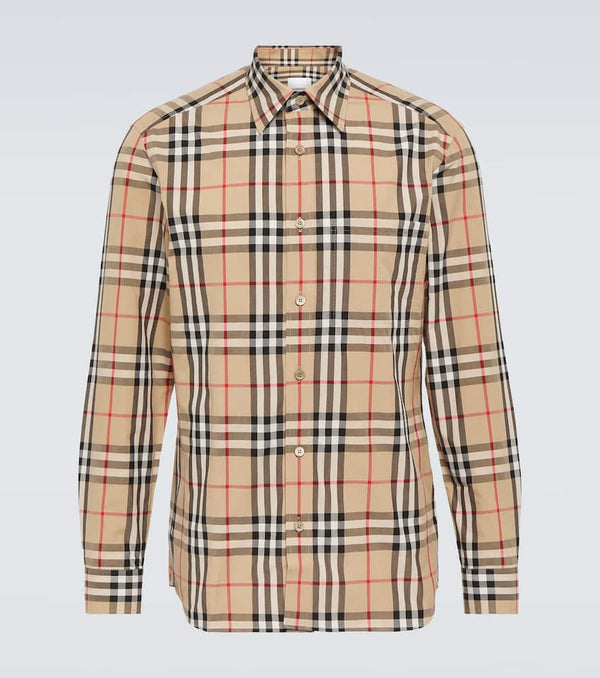 Burberry Burberry Check cotton poplin shirt