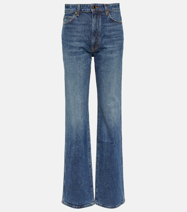 Khaite Danielle high-rise straight jeans