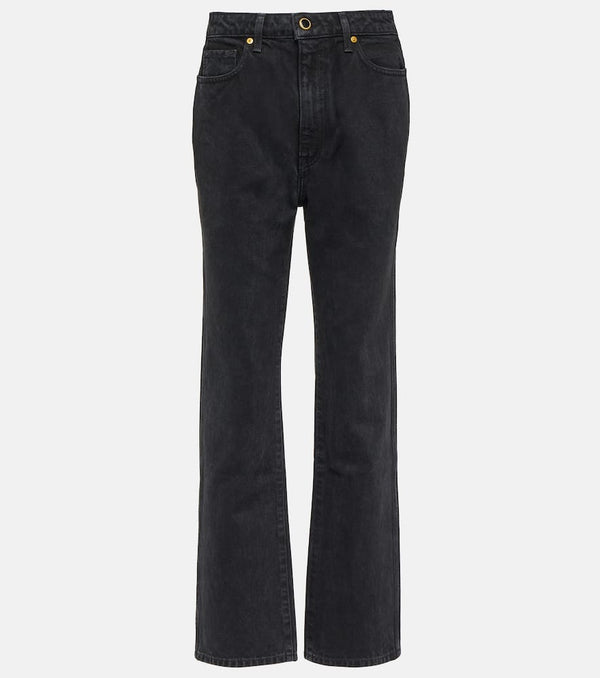 Khaite Abigail high-rise straight jeans