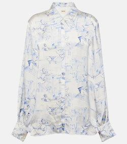 Khaite Minta printed shirt