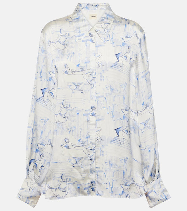 Khaite Minta printed shirt