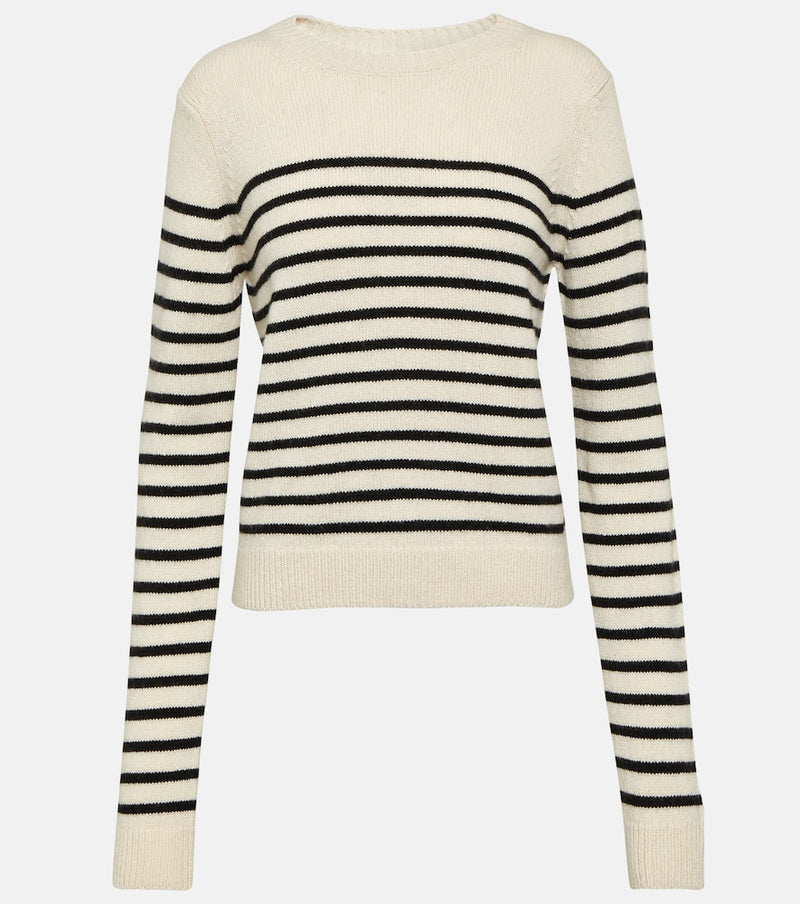 Khaite Diletta striped cashmere sweater