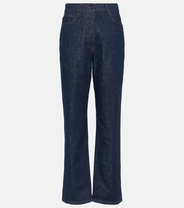 The Row Borjis high-rise straight jeans