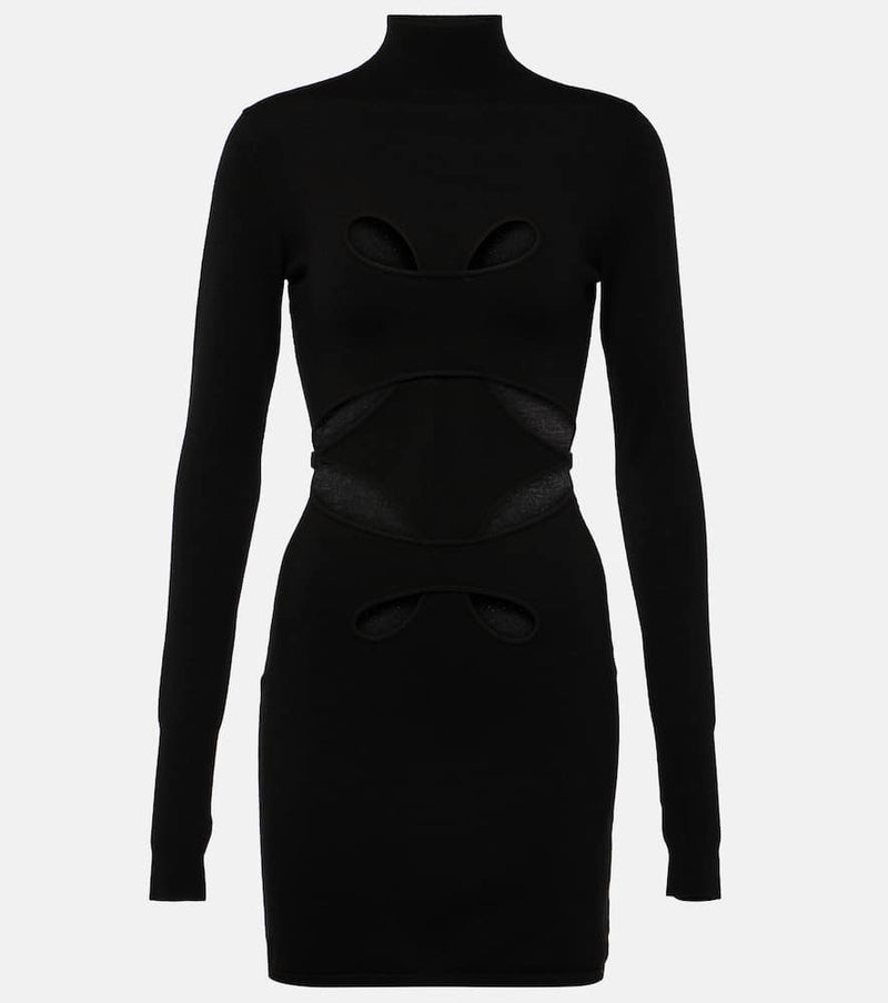 Dion Lee Mobius Loop cutout wool-blend minidress