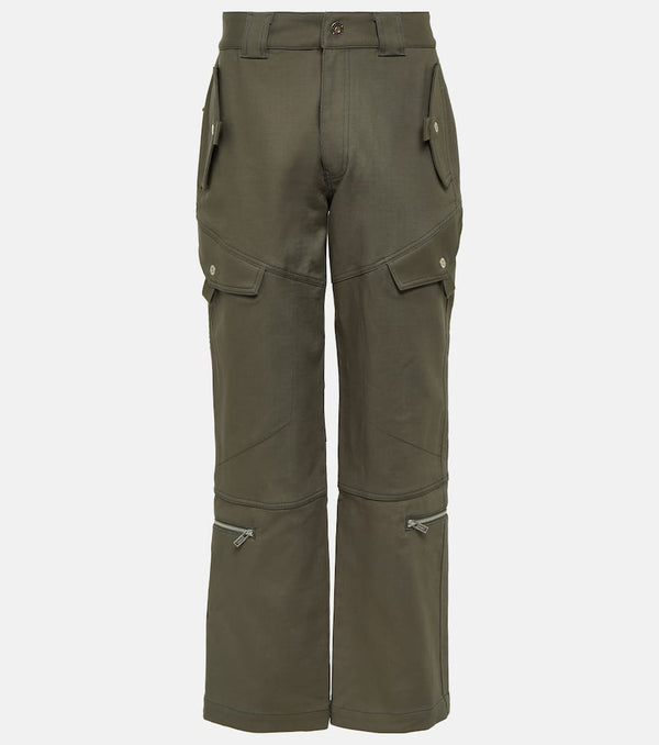 Dion Lee Mid-rise cotton twill cargo pants