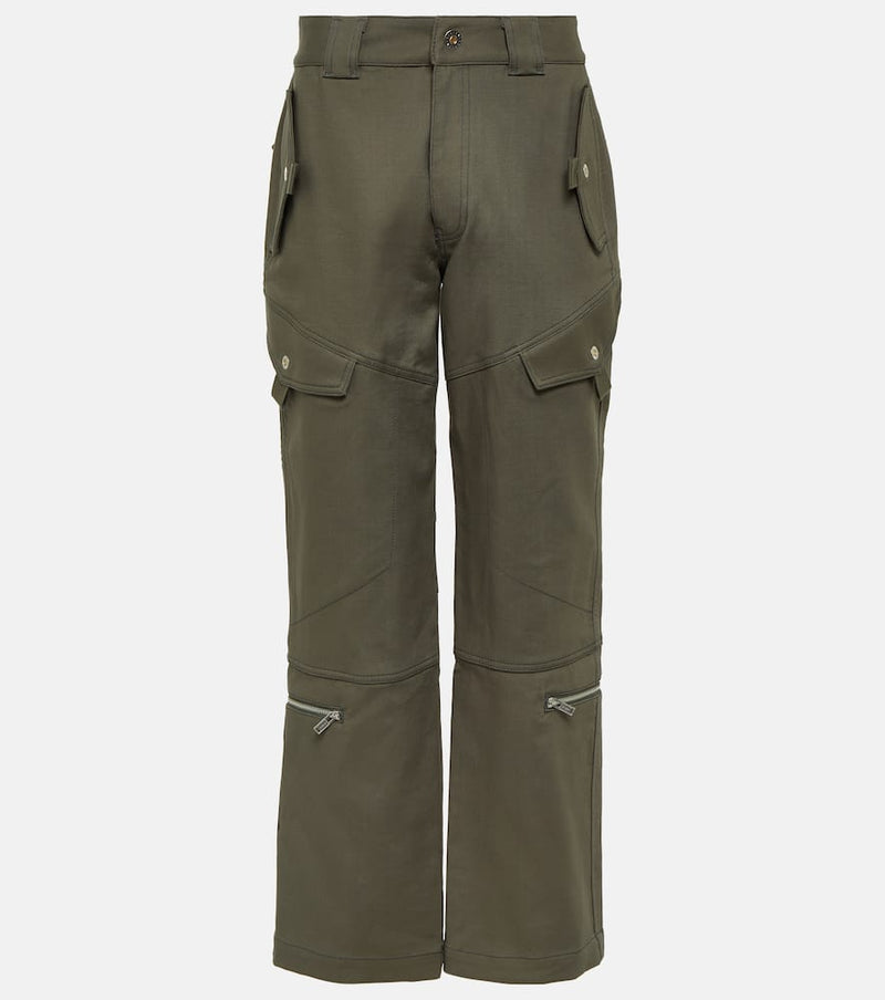 Dion Lee Mid-rise cotton twill cargo pants