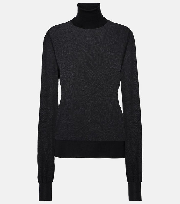 The Row Eva cashmere turtleneck sweater