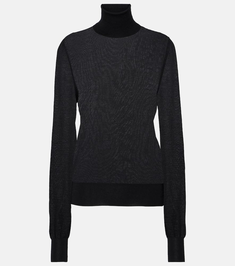 The Row Eva cashmere turtleneck sweater