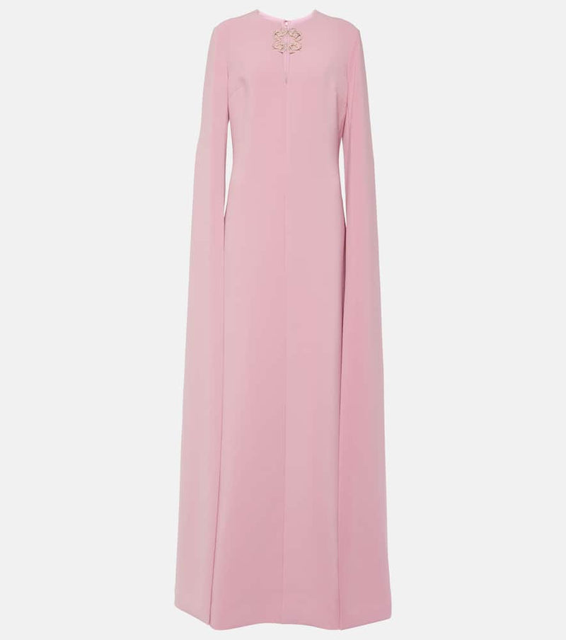 Elie Saab Embellished caped gown
