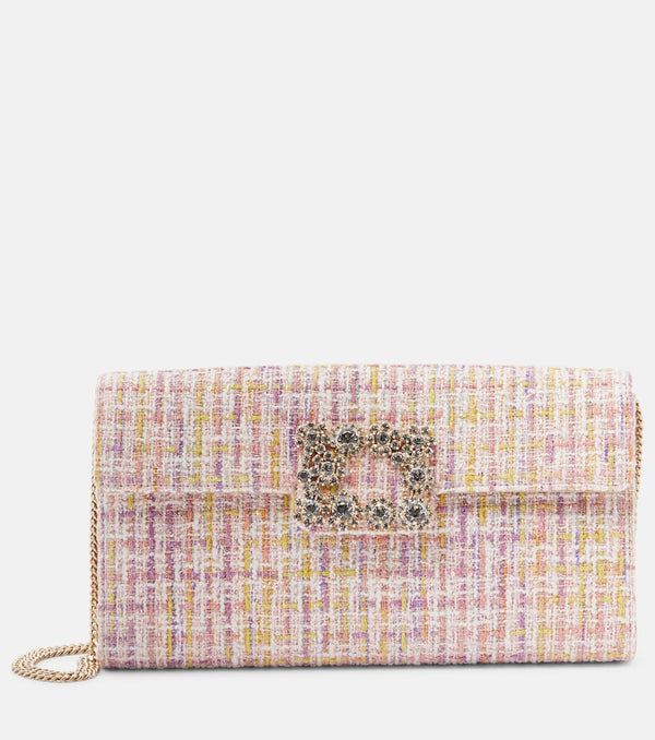 Roger Vivier Bouclé clutch