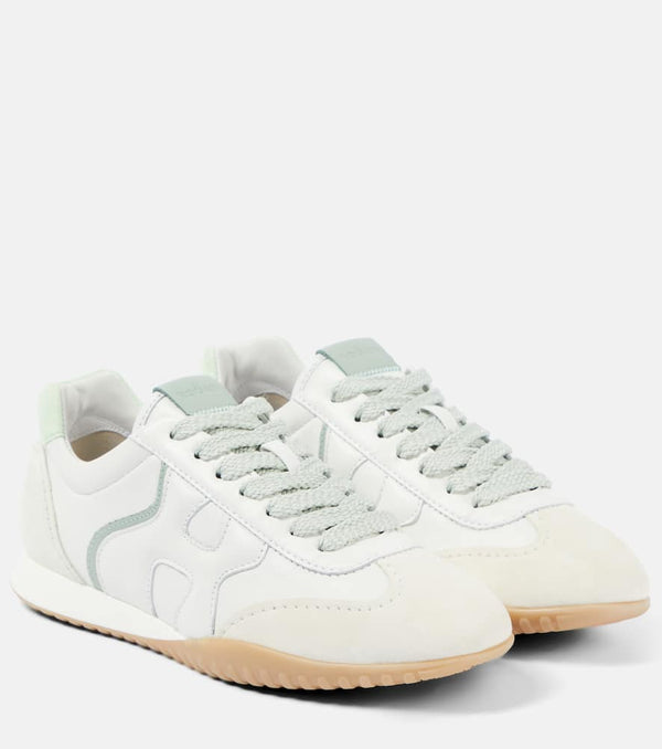 Hogan Olympia-Z leather and suede sneakers