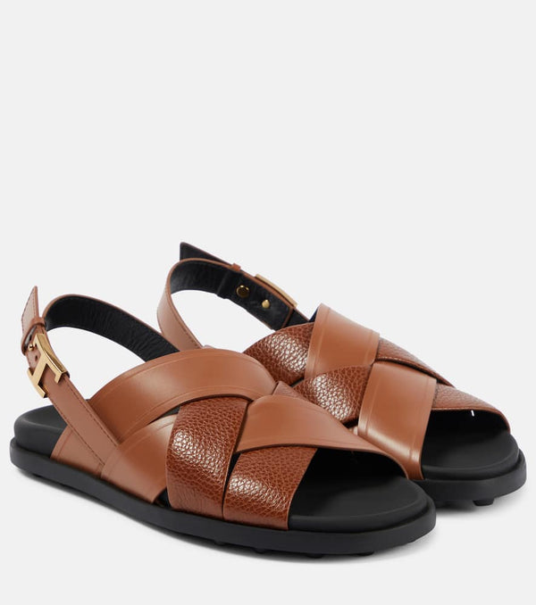 Tod's Woven leather sandals