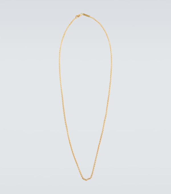 Tom Wood Spike gold-plated sterling silver necklace