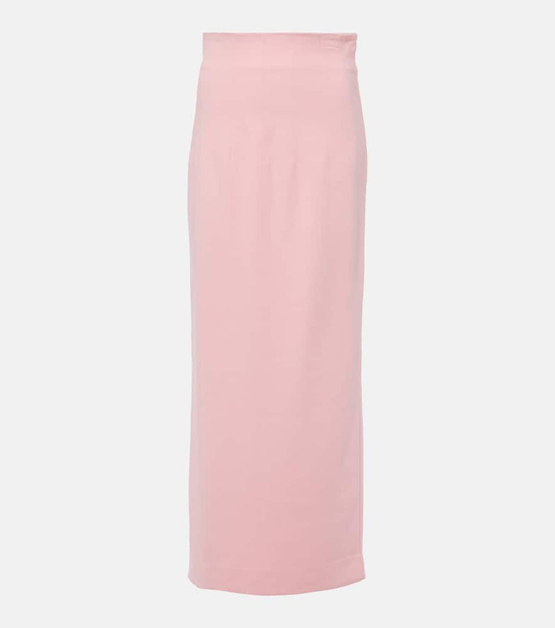 Staud Jeremiah High-Rise Maxi Skirt Pink