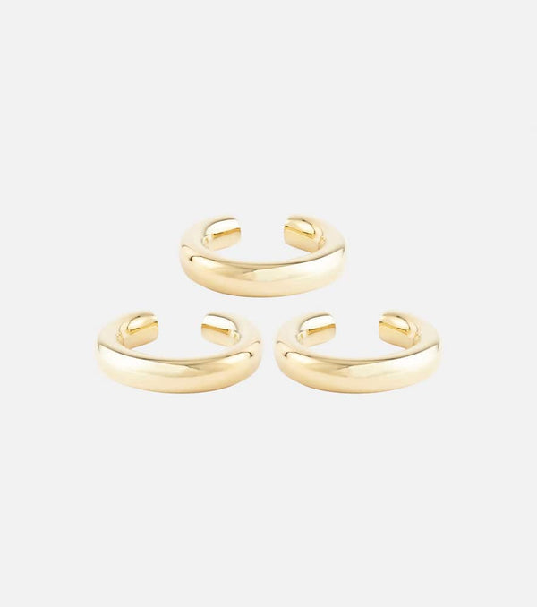 Jennifer Fisher Set of 3 10kt gold-plated ear cuffs