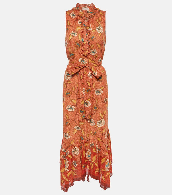 Ulla Johnson Beverly floral cotton-blend midi dress