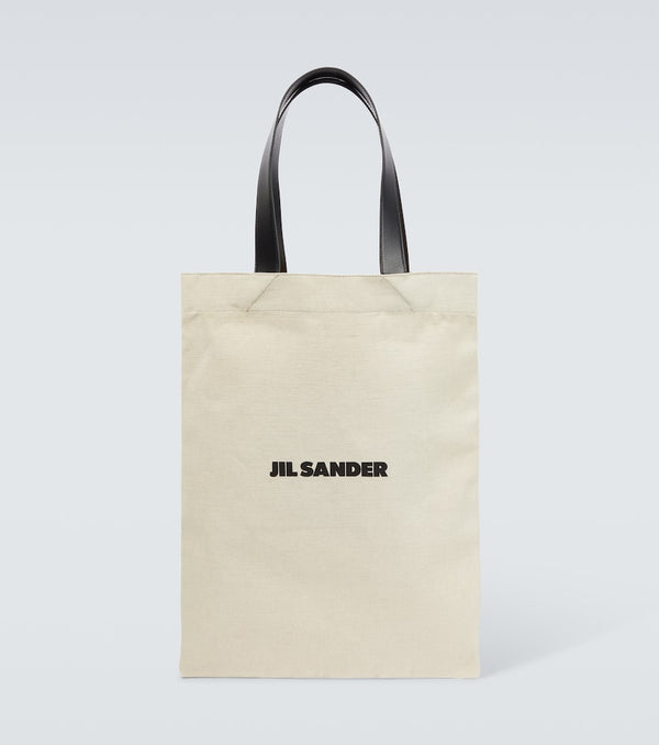 Jil Sander Book canvas tote bag