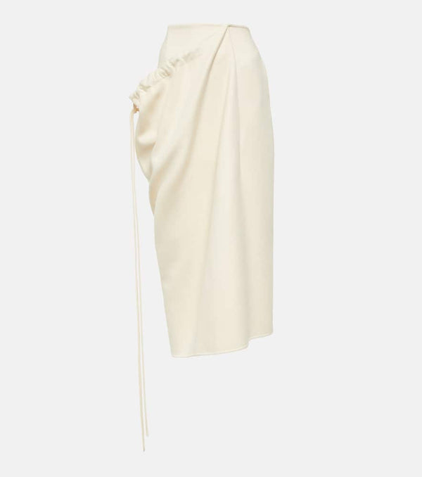 The Row Silon cashmere maxi skirt