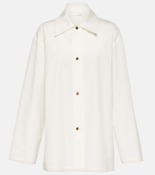 The Row Rigel oversized cotton poplin shirt