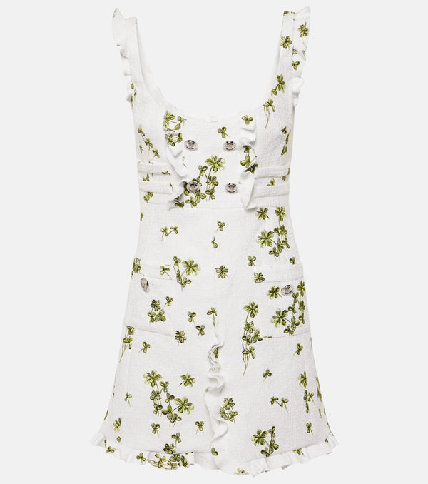 Giambattista Valli Embroidered bouclé minidress