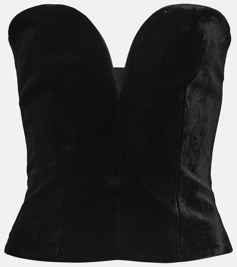 Roland Mouret Velvet bustier