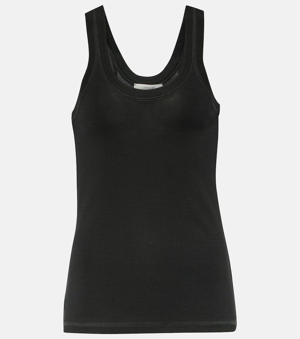 Lemaire Ribbed-knit cotton tank top