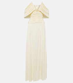 Magda Butrym Off-shoulder gathered maxi dress