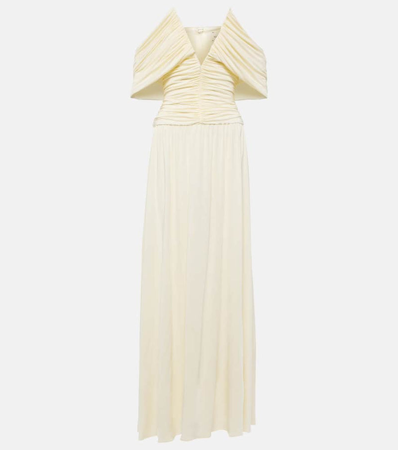 Magda Butrym Off-shoulder gathered maxi dress