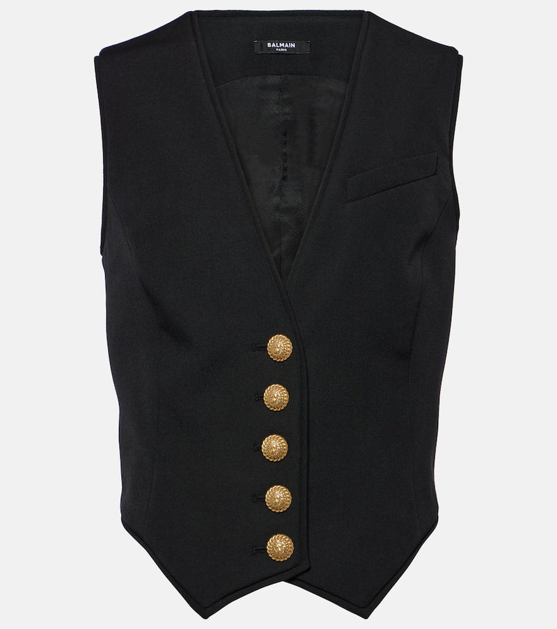 Balmain Virgin wool vest