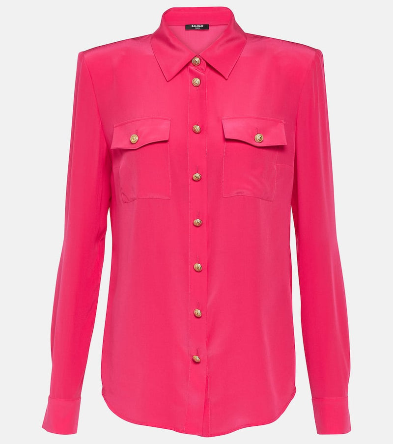 Balmain Silk crêpe de chine shirt