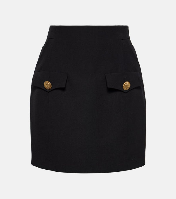 Balmain Wool miniskirt