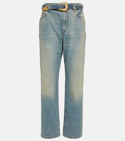 Balmain Belted straight jeans