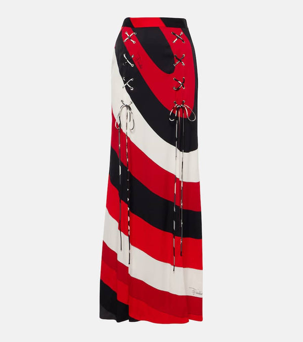 Pucci Iride crêpe maxi skirt