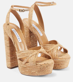 Aquazzura Sundance 140 platform sandals