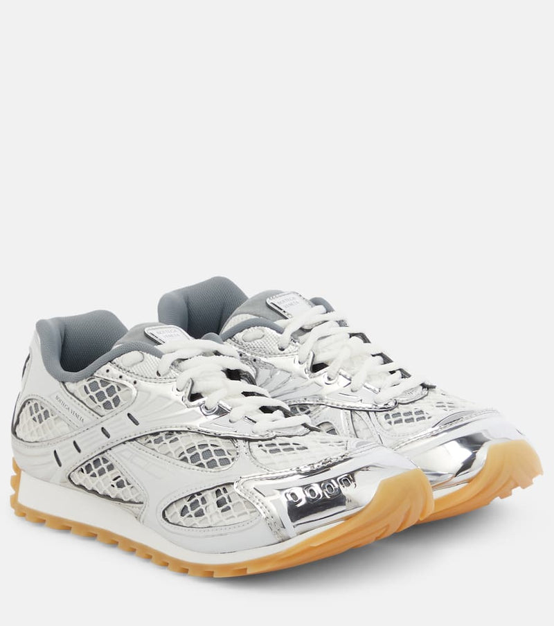 Bottega Veneta Orbit metallic sneakers