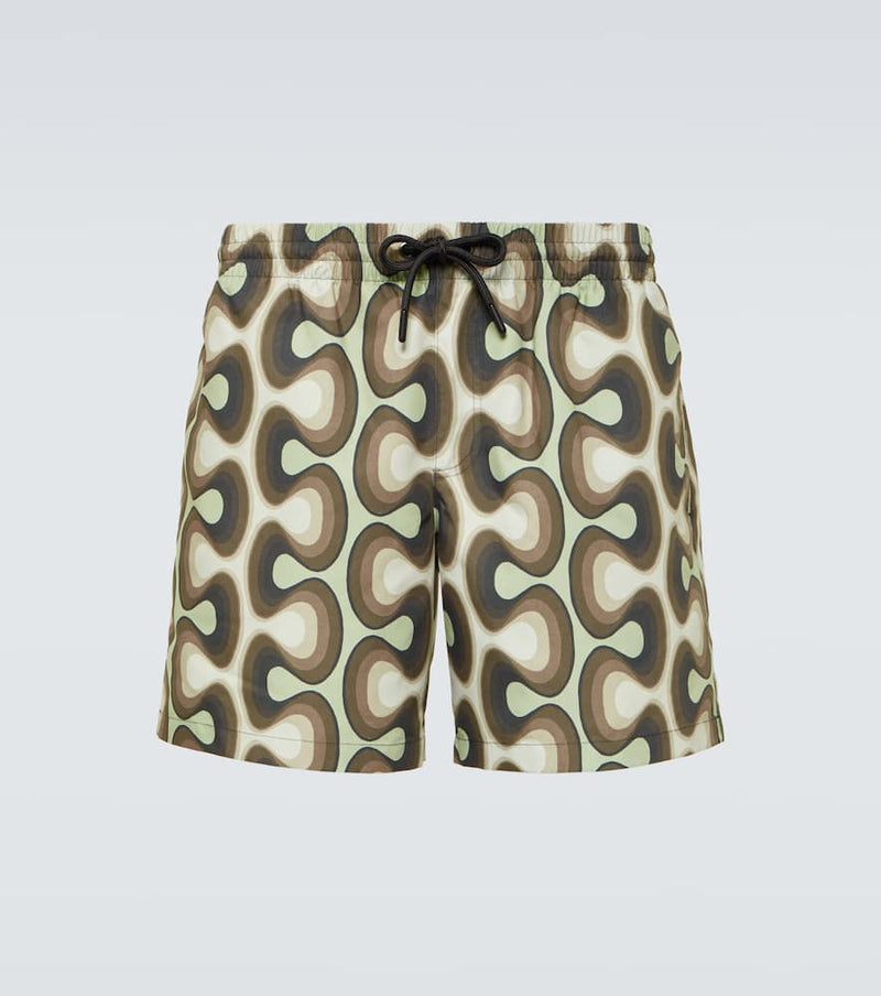 Dries Van Noten Printed swim shorts