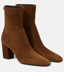 Saint Laurent Betty 70 suede ankle boots