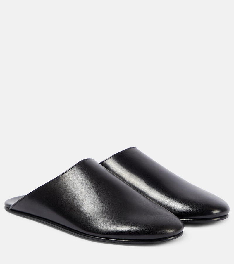 The Row Dante leather mules