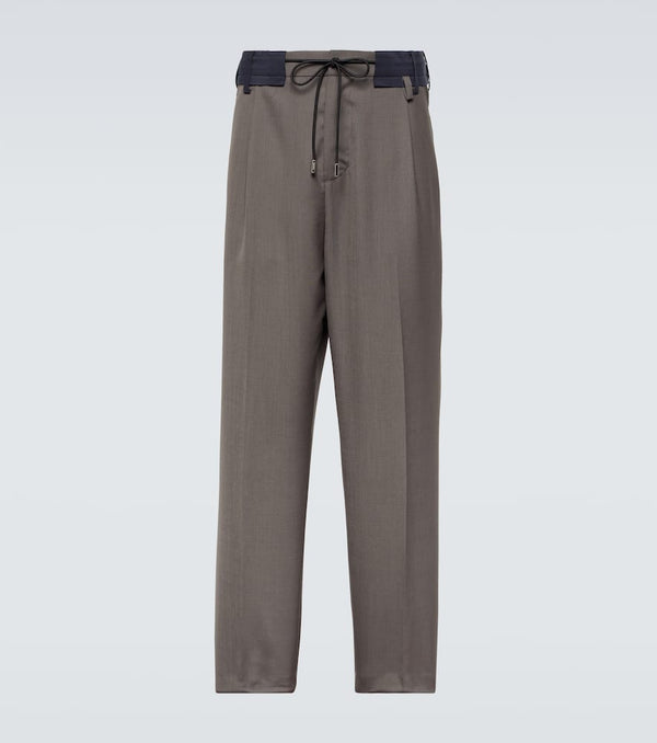 Sacai Straight-leg pants