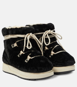 Amiri Malibu Hi faux shearling boots