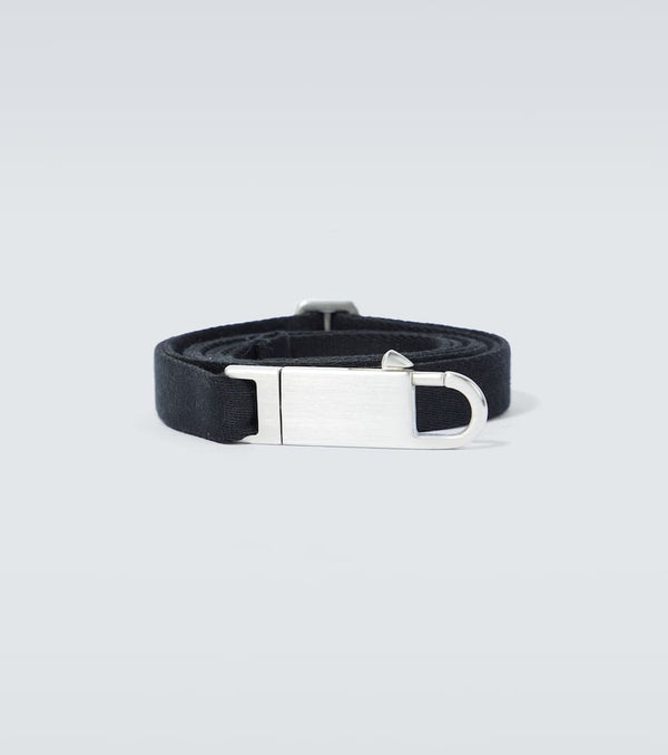 Rick Owens Lido Disco canvas belt