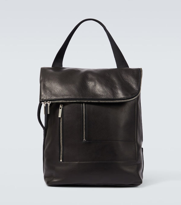 Rick Owens Cargo leather backpack