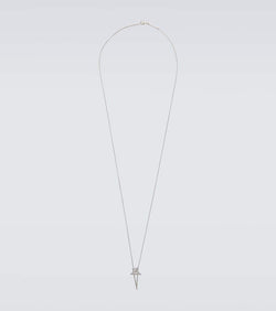 Rick Owens Pentagram sterling silver necklace