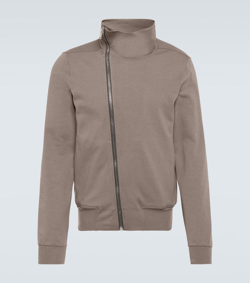 Rick Owens Bauhaus cotton zip-up jacket