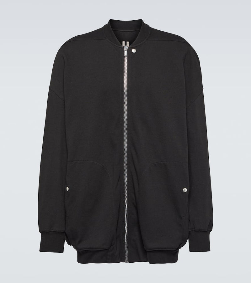 Rick Owens Jumbo Peter Flight distressed cotton jacket