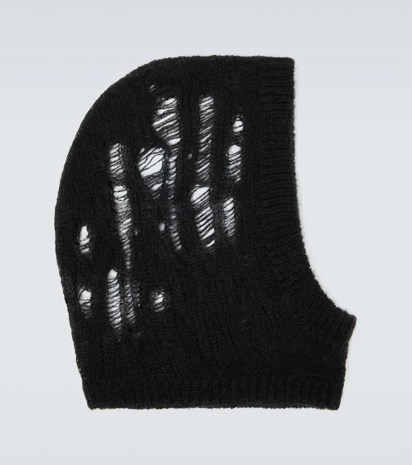 Rick Owens Distressed ski mask