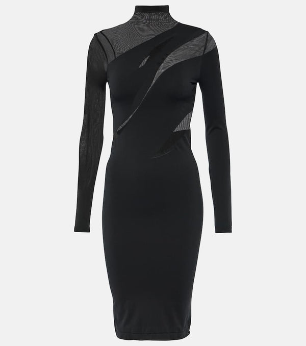 Wolford Sheer Opaque midi dress